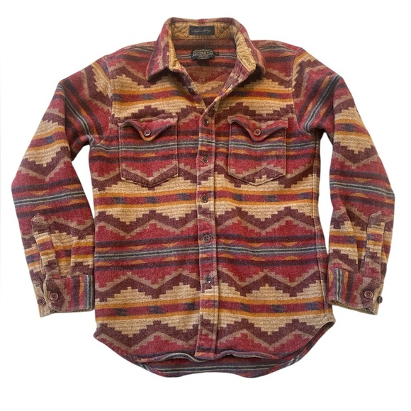 Pendleton Pine Top Southwest Wool Button Down Shirt - Picture 5 of 11